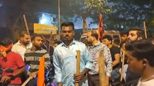 सनातन यात्रा पर हुआ हमला, धर्म ध्वज को फाड़ा और जमकर हुई तोड़फोड़