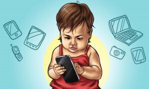 मोबाइल की लत