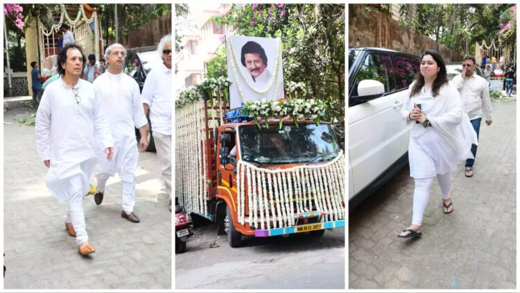 Pankaj Udhas' Funeral: जाकिर हुसैन, शंकर महादेवन ने महान गायक को दी अंतिम श्रद्धांजलि