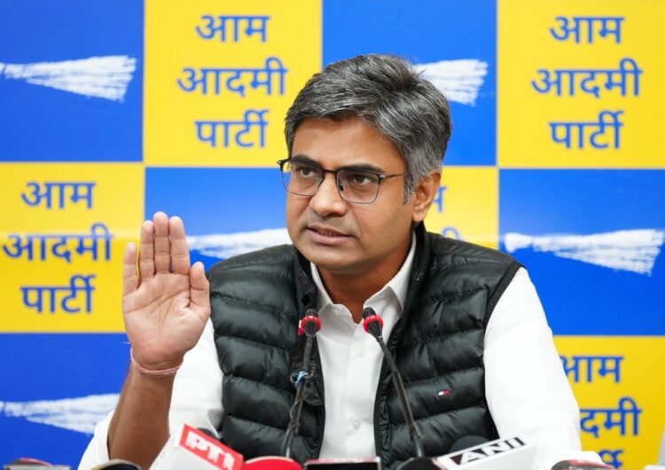 आम आदमी पार्टी और कांग्रेस के बीच कोऑर्डिनेशन कमिटी की बैठक हुई 1 sandeep pathak