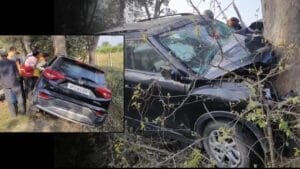 हवा से बाते करती कार, बिगड़ा बैलेंस और चली गई 3 की जान
