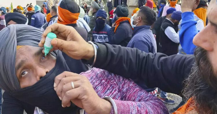 आंखों पर टूथ पेस्ट और मुल्तानी मिट्टी का लेप, आंसू गैस से बचने के लिए क्या-क्या देसी उपाय कर रहे किसान - farmers protest kisan using toothpaste and mud pack know the reason