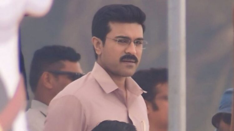 350 करोड़ के बजट में बन रही इस फिल्म के सेट से राम चरण की तस्वीरें लीक