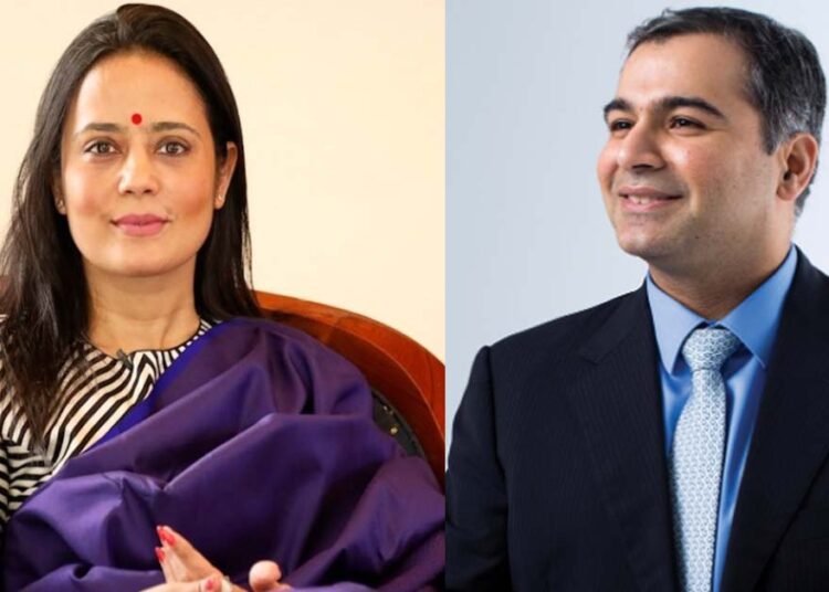 Mahua Moitra and Darshan Hiranandani