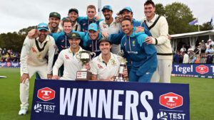 NZ vs Aus: दूसरे टेस्ट मैच में ऑस्ट्रेलिया ने न्यूजीलैंड को तीन विकेट से हराया, 2-0 से जीती सीरीज