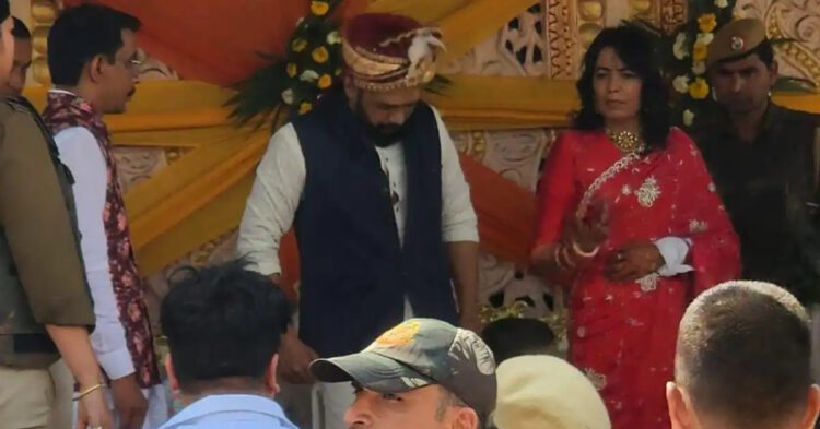 डॉन WEDS लेडी DON, भारी सुरक्षा के बीच काला जठेड़ी और अनुराधा ने हुए फेरे