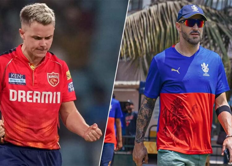 IPL आचार संहिता के उल्लंघन करने के मामले में ‘Duplessis, Curran’ पर लगा