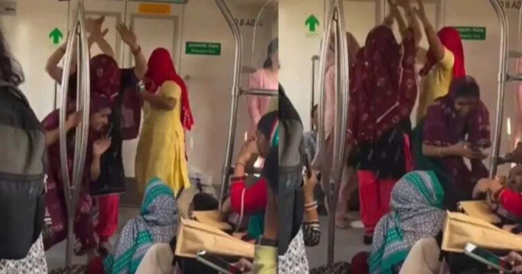 महिलाओं मेट्रो में किया डांस, वीडियो देख सब रह गये दंग