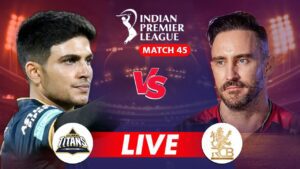 GT vs RCB LIVE