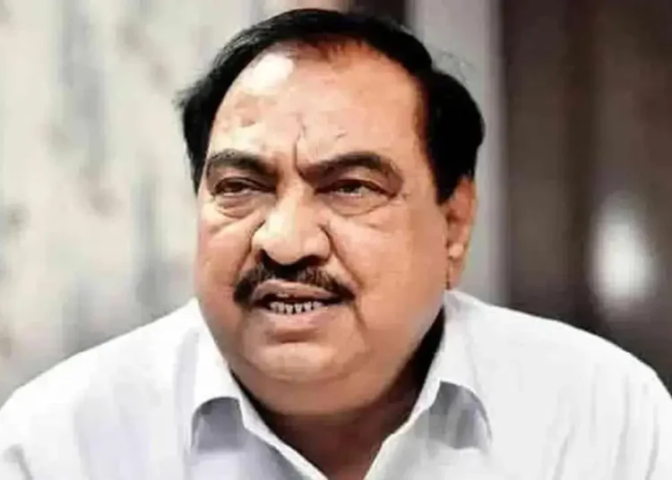 maharashtra former state minister eknath khadse receives threat call over the name of dawood ibrahim and chhota shakeel