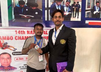 नेशनल कुश्ती चैंपियनशिप में सारण के Ranveer Kumar ने जीता सिल्वर मेडल