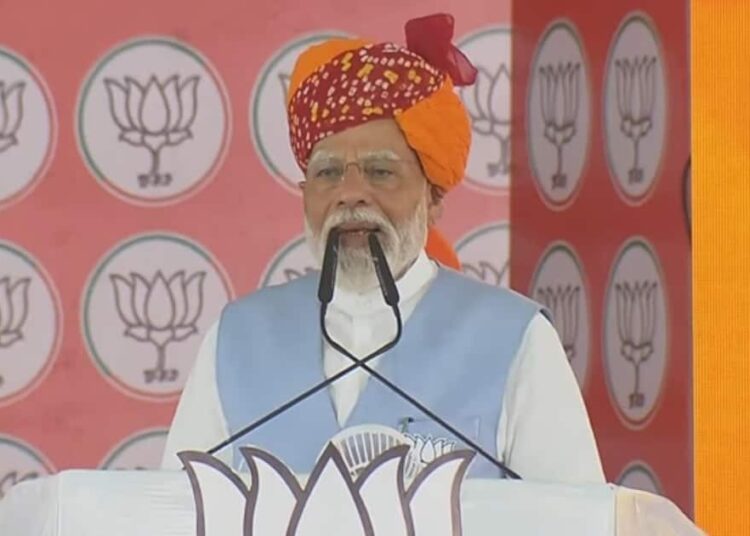 Narendra Modi rally in Rajasthan
