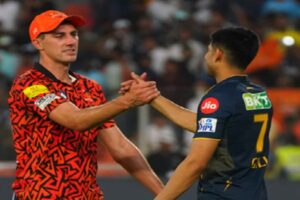 गुजरात के खिलाफ प्लेऑफ में जगह बनाने पर हैदराबाद की नजर