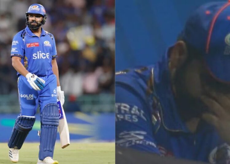 ड्रेसिंग रूम में रोहित शर्मा के छलके आंसू,अपनी बैटिंग से हुए निराश