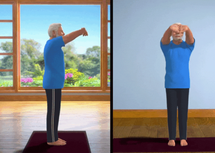 PM Modi ने शेयर किया योग का एक और Video, बताए ताड़ासन के फायदे 1 PM Modi ने शेयर किया योग का एक और Video, बताए ताड़ासन के फायदे