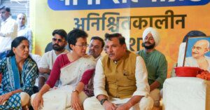 दिल्ली में आतिशी के धरना स्थल पर सिविल डिफेंस कर्मियों का ‘हल्लाबोल’,