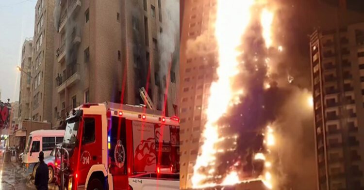 कुवैत की एक इमारत में आग लगने से भारतीय समेत 35 से ज्यादा लोगों की मौत