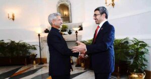 विदेश मंत्री एस जयशंकर ने यूएई के विदेश मंत्री के साथ की मुलाकात,