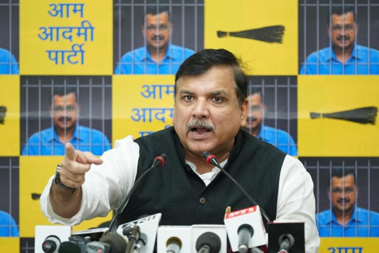 भाजपा की केंद्र व हरियाणा सरकार से दिल्ली के हक का पानी देने की गुहार लगाकर... 1 sanjay singh