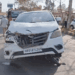 बेकाबू हुई तेज रफ्तार Innova ने Bike सवार को मारी जोरदार टक्कर, मोटरसाइकिल के उड़े परखच्चे
