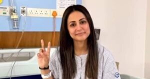 कैंसर के चलते अस्पताल पहुंचीं 36 साल की हिना खान, पहले कीमो की तस्वीर आई सामने