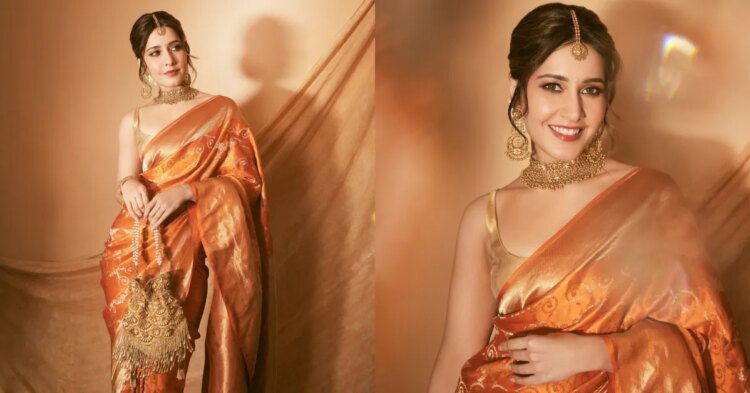 अभिनेत्री राशि खन्ना के साड़ी-झुमके-बिंदी लुक ने जीता फैंस का दिल