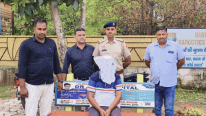 नारकोटिक्स कंट्रोल ब्यूरो यूनिट की टीम ने एक नशा तस्कर को किया गिरफ्तार,