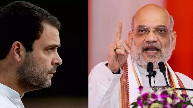 नैशनल कॉफ्रेंस से गठबंधन को लेकर अमित शाह का कांग्रेस पर 10 पॉइंट अटैक