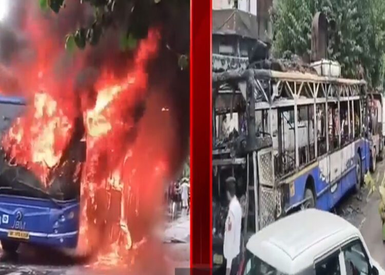 धू-धू कर जलीं सवारियों से भरी AC बस… यात्रियों में मच गई चीख-पुकार