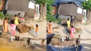 बाल पकड़कर जमीन पर पटका और…