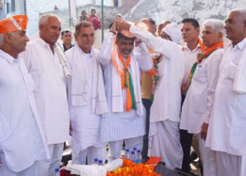 कांग्रेस की गारंटी हमेशा झूठी होती है: महीपाल ढांडा