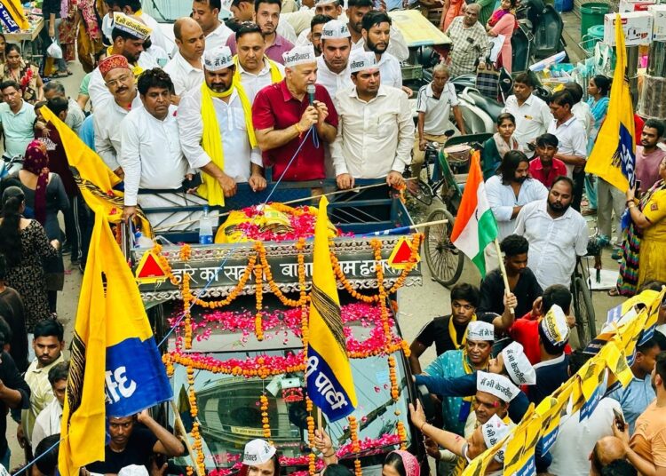 Manish Sisodiya Road Show