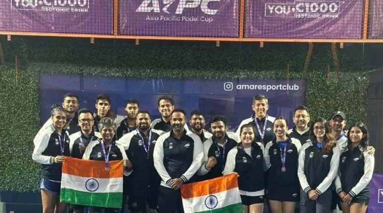 Asia Pacific Padel Cup में भारत ने जीता कांस्य, जानें कैसा रहा मुकाबला