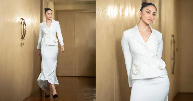 इंटरनेट पर छाया एक्ट्रेस रकुल प्रीत सिंह का हॉट बॉसी लुक, देखें तस्वीरें