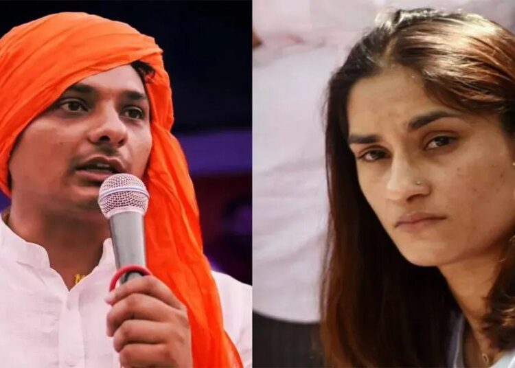 जुलाना विधानसभा सीट से विनेश फोगाट पीछे, बीजेपी से योगेश बैरागी आगे