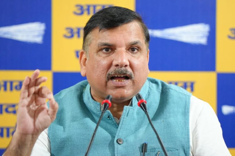 भाजपा राज में आईपीएस पूरन कुमार को दलित होने की सजा मिली- संजय सिंह 1 Sanjay Singh -1