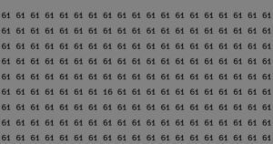 ध्यान के धुरंधर फेल, 5 सेकंड में 61 के बीच 16 ढूंढने में चूक गए! क्या आपको मिला?