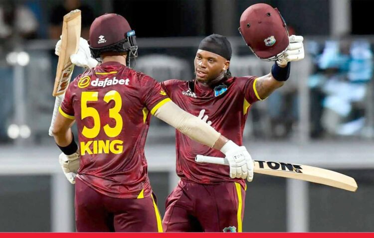 वेस्टइंडीज ने इंग्लैंड को हराकर 2-1 से सीरीज जीती, कीसी कार्टी का शानदार शतक