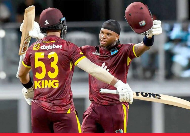 वेस्टइंडीज ने इंग्लैंड को हराकर 2-1 से सीरीज जीती, कीसी कार्टी का शानदार शतक