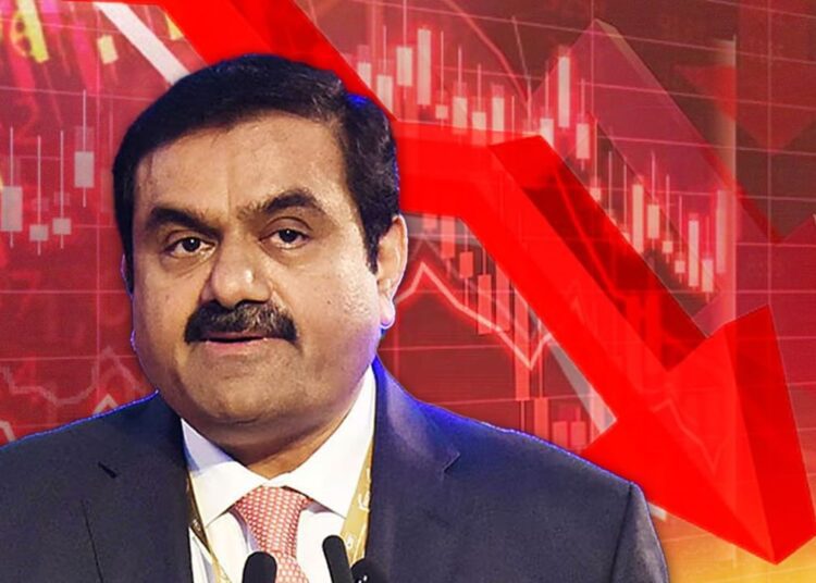 अमेरिका में लगे आरोपों के बीच गिरे अडानी के शेयर, निफ्टी और सेंसेक्स में भी भारी गिरावट