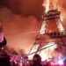Eiffel Tower Fire Alert