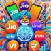 Jio, Airtel, Vi ,BSNL