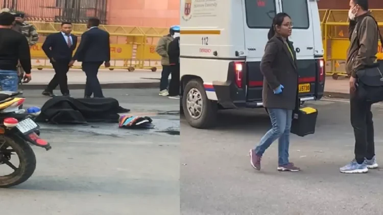 “संसद के पास युवक का आत्मदाह, आखिर क्यों जलाया खुद को आग?”