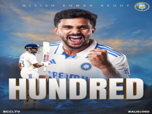 Nitish Kumar Reddy Century