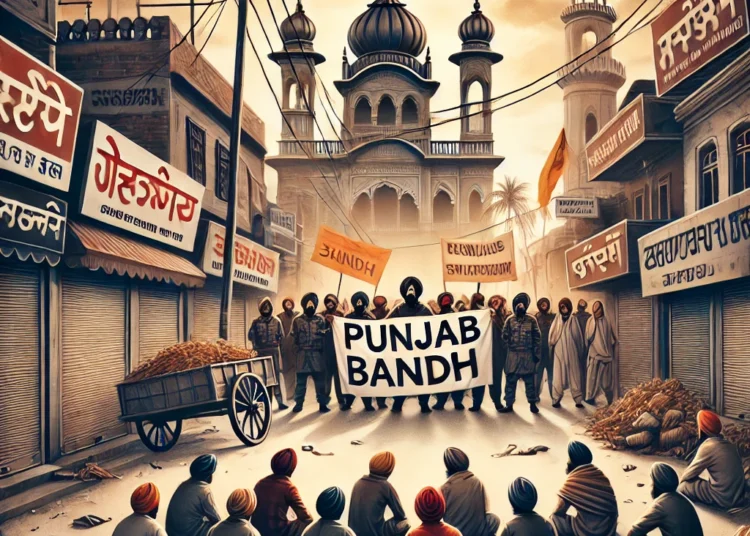 'Punjab Bandh' or Punjab shutdown