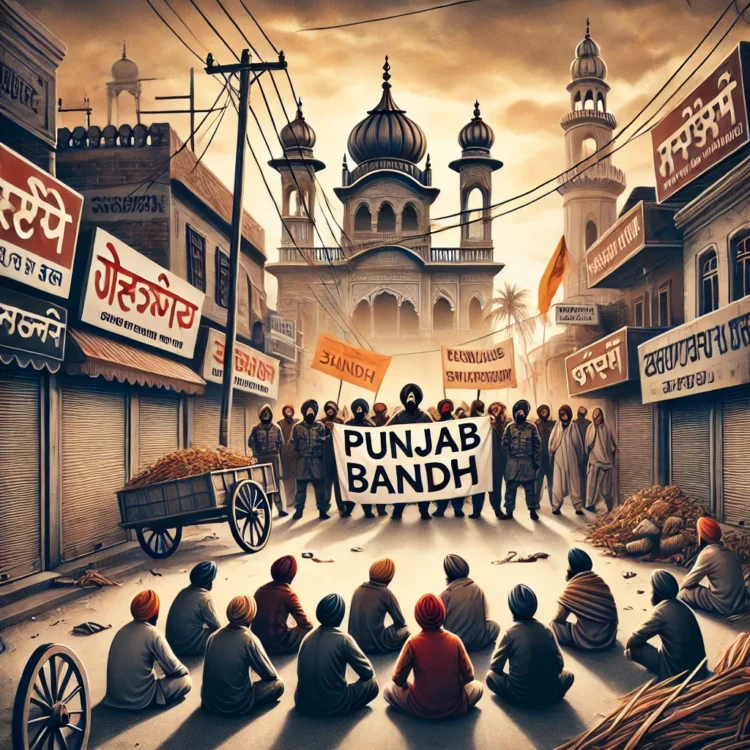'Punjab Bandh' or Punjab shutdown