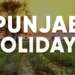 Punjab Holiday