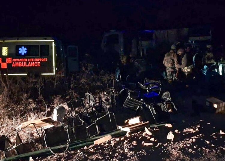 vehicle accident during operational duty in the #Poonch sector.