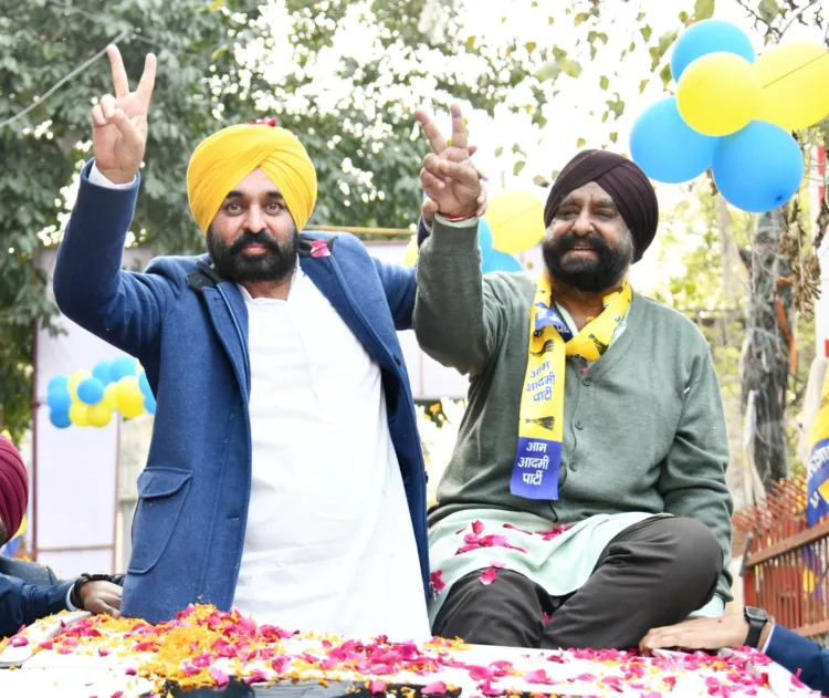 Delhi Assembly Elections 2025, Bhagwant Mann Roadshow, AAP Manifesto Delhi, Arvind Kejriwal Delhi CM, Free DTC Travel for Women, Women Empowerment Delhi, Delhi Voter Support AAP, AAP vs Opposition, Best Campaign Delhi Elections, Sanjeev Jha Burari
