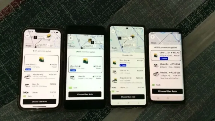 Ola और Uber से कैब बुकिंग में किराये का अंतर: Android और iPhone में ऐसा क्यों है फर्क? 1 Ola, Uber, कैब बुकिंग, किराया अंतर, iPhone, Android, केंद्र सरकार, उपभोक्ता मामलों का मंत्रालय, उपभोक्ता शोषण, X (social media platform), किराया वसूली, उपभोक्ता संरक्षण प्राधिकरण, प्रहलाद जोशी, राइड-हेलिंग ऐप्स, डिवाइस आधारित किराया, CCPA, राइड बुकिंग, अनुचित व्यवहार, मोबाइल ऐप, उपभोक्ता संरक्षण.